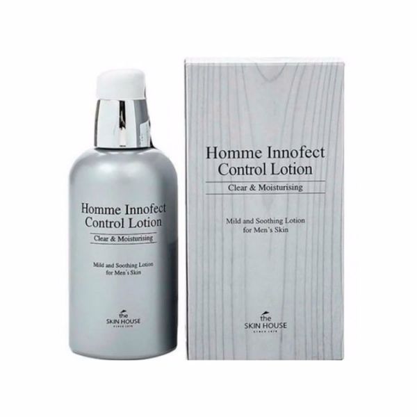 Мужской матирующий лосьон для жирной кожи [СРОК ДО 12.2022][SALE] THE SKIN HOUSE HOMME INNOFECT CONTROL LOTION 130ml [EXP 12/2022]