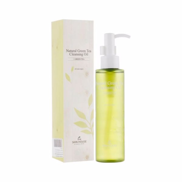 Гидрофильное масло с экстрактом зеленого чая (150мл) THE SKIN HOUSE NATURAL GREEN TEA CLEANSING OIL (150ml)