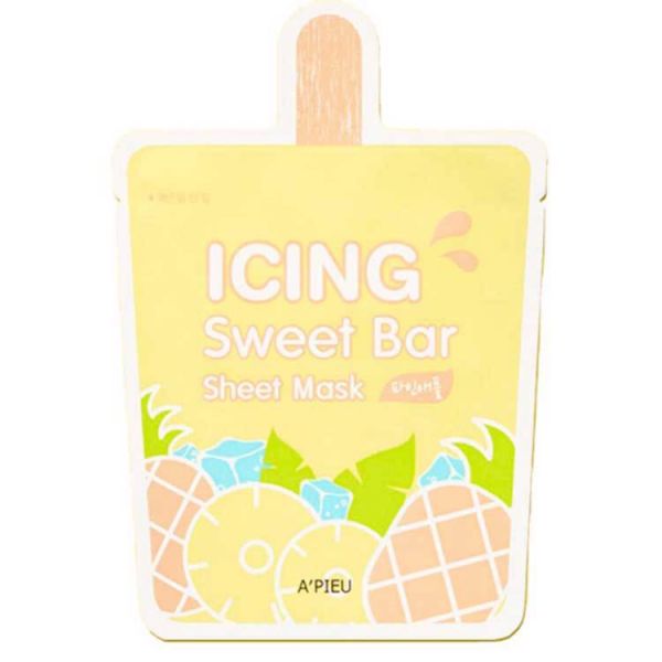 Тканевая маска # ананас (21мл)  [СРОК ДО 09/2022][SALE] A'PIEU ICING SWEET BAR SHEET MASK PINEAPPLE (21ml)  [EXP 09/2022]