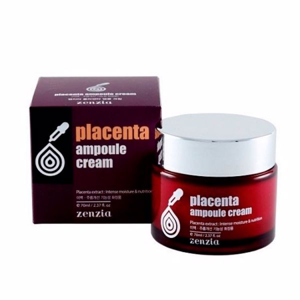 Крем для лица на основе плаценты (70мл) ZENZIA PLACENTA AMPOULE CREAM (70ml)