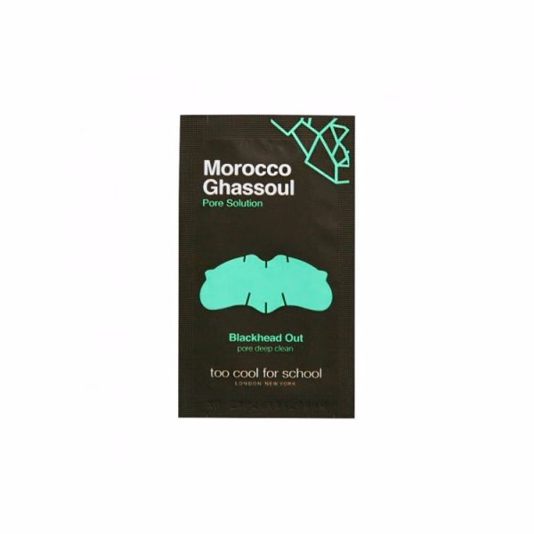 Очищающие полоски для носа (1шт) TOO COOL FOR SCHOOL MOROCCO GHASSOUL BLACKHEAD OUT (1ea)
