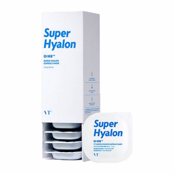 Ультраувлажняющая капсульная маска (7,5гр*10шт) VT COSMETICS SUPER HYALON CAPSULE MASK