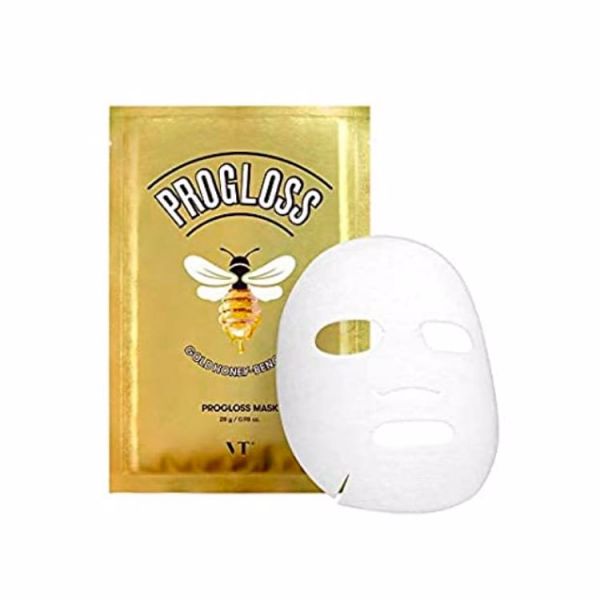 Медовая маска с экстрактом золота (28гр*6шт) VT GOLD HONEY BENONE PROGLOSS MASK