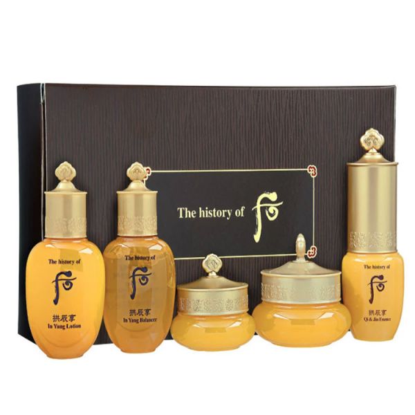 Базовый уход-набор миниатюр THE HISTORY OF WHOO GONGJINHYANG 5PCS SPECIAL GIFT KIT (20ml + 20ml + 10ml + 10ml + 4ml)
