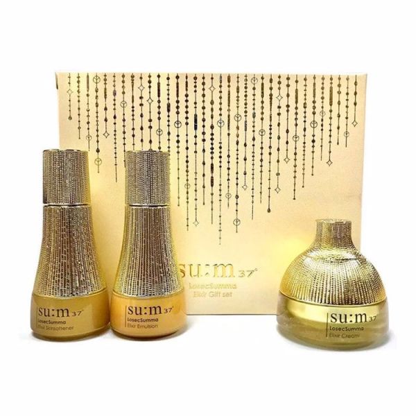 Набор миниатюр для ухода за зрелой кожей (20мл+20мл+10мл) SU:M37 LOSEC SUMMA ELIXIR SPECIASL GIFT SET 3 ITEMS (20ml+20ml+10ml)