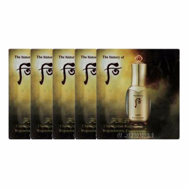 Восстанавливающая эссенция с экстрактом женьшеня (5шт) THE HISTORY OF WHOO CHEONGIDAN RADIANT REGENERATING ESSENCE SAMPLE (5ea)