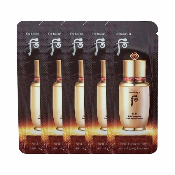 Антивозрастная эссенция с пептидами и витаминами (5шт) THE HISTORY OF WHOO SELF GENERATING ANTI-AGING ESSENCE SAMPLE (5ea)